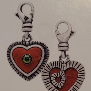 Silpada Red-hot Love Charm